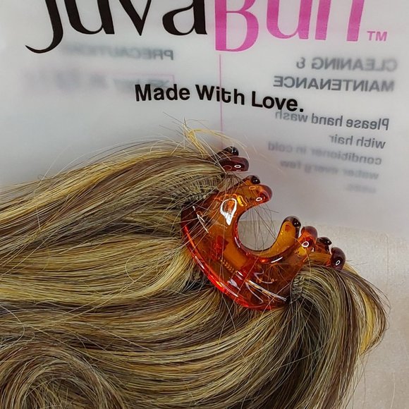'JUVA~BUN' HAIR STYLING BUILT-IN 'CLAW CLIP' PONYTAIL - Picture 3 of 16